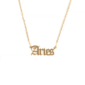 Aries Zodia Necklace