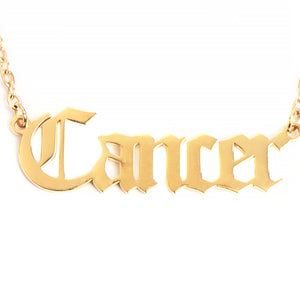 Cancer Zodiac Necklace