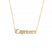 Load image into Gallery viewer, Capricorn Zodiac Necklace
