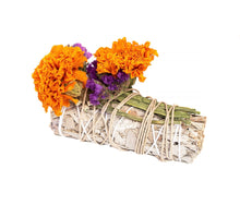 Load image into Gallery viewer, Marigold + White sage bundle
