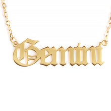 Load image into Gallery viewer, Gemini Zodiac Necklace
