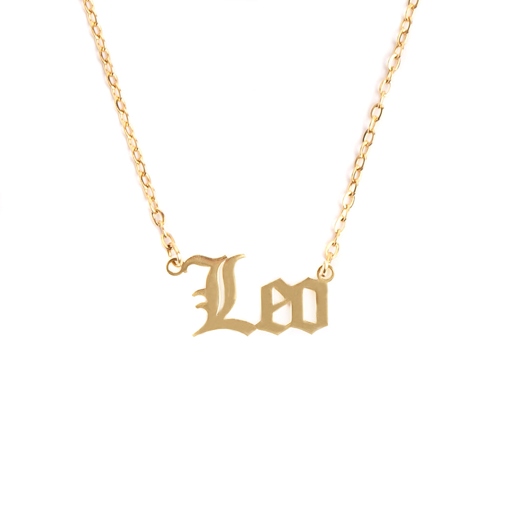 Leo Zodiac Necklace