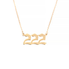 Load image into Gallery viewer, Angel Number 222 Necklace
