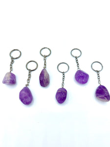 Amethyst key chain