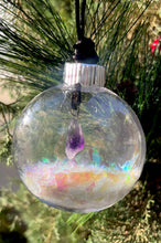 Load image into Gallery viewer, Amethyst necklace in ornament
