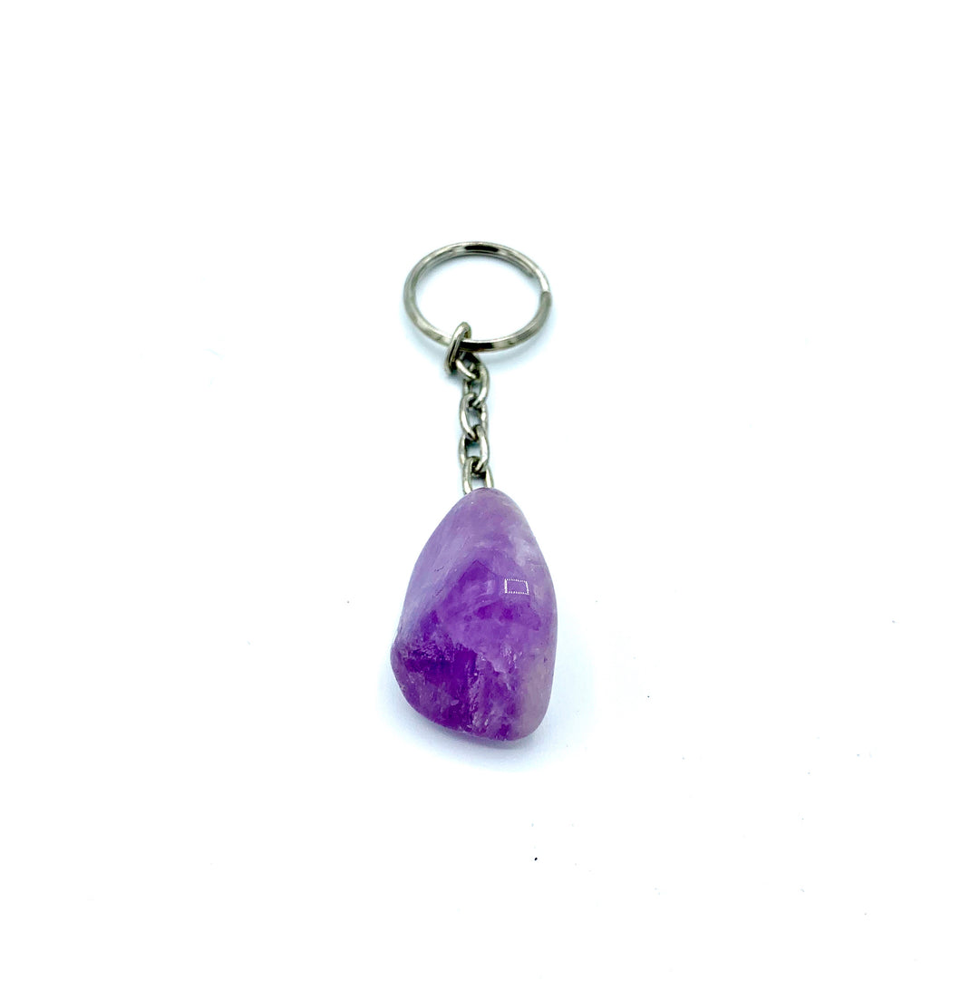 Amethyst key chain