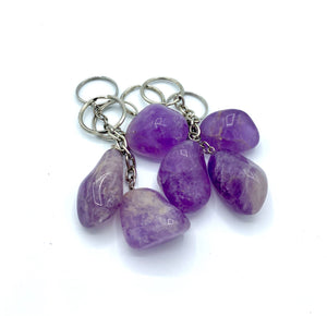 Amethyst key chain