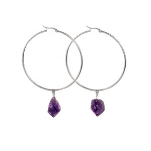 Amethyst earrings